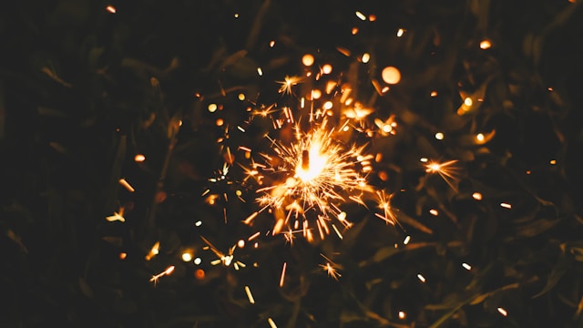 Image of a sparkler