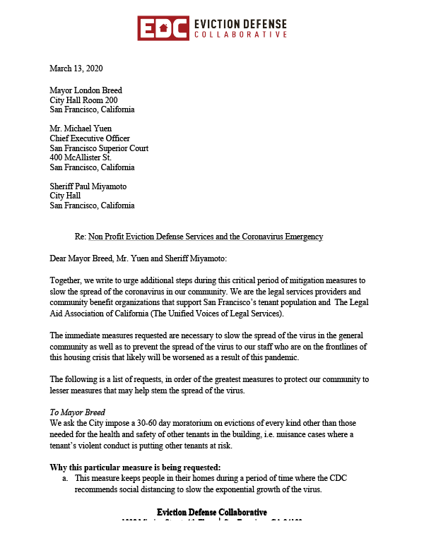 Rental Assistance Eviction Defense Collaborative